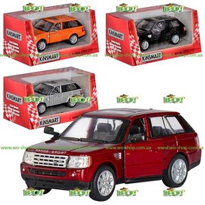 Машинка KINSMART KT 5312 RANGE ROVER, 1:38, 4 вида