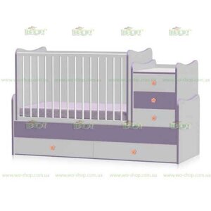 Дитяче ліжко-трансформер Bertoni (Lorelli) Maxi Plus