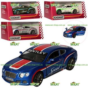 Машинка Kinsmart KT 5369 Bentley Continental GT Speed ​​1:38, 2 види