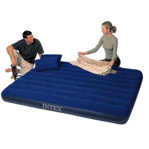 Intex Velure Mattex 64765 (152-203-25 см) з 2 подушками та насосом
