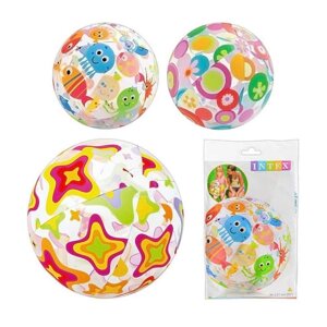 Дитячий надувний м'яч Intex 59040 (51 см, 3 кольори )