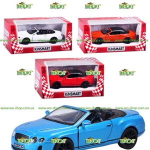 Машинка Kinsmart KT 5353 W "Bentley" 2010 року (2 види, 1:38)