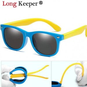 Детские гибкие солнцезащитные очки long keeper uv 400 с поляризацией