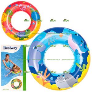 Дитячий надувний круг Bestway 36113 (51 см, 3 кольори)