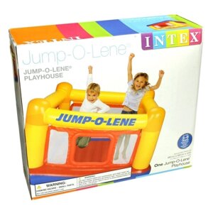 Дитячий надувний центр-батут Intex 48260 (174-174-112 см) "Playhouse"