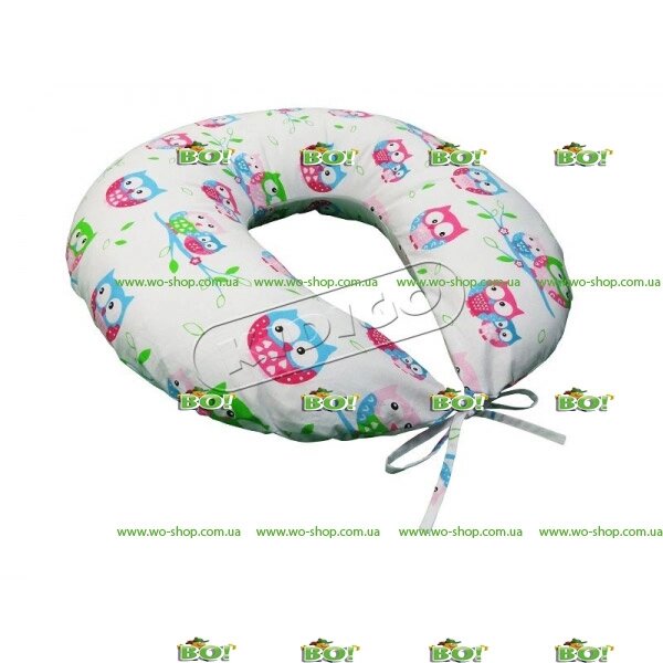 Подушка для годування Kidigo з наволочкою (5 кольорів) від компанії Інтернет магазин «Во!» www. wo-shop. com. ua - фото 1