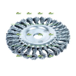 Щітка дротяна сталева дискообразная для УШМ Sigma 90221 (6 розмірів)