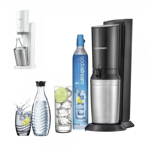 Сифон для газирования воды Sodastream Crystal (2 расцветки: White, Black) від компанії Інтернет магазин «Во!» www. wo-shop. com. ua - фото 1