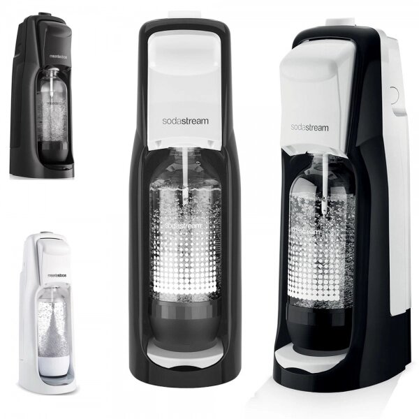 Сифон для газування води Sodastream Jet (5 кольорів: Black and White, Black, White, Green, Red) від компанії Інтернет магазин «Во!» www. wo-shop. com. ua - фото 1