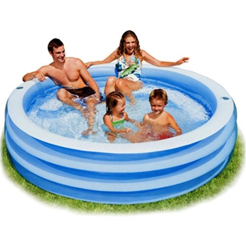 Сімейний надувний басейн Intex, 57481 "Хвиля" (203 * 56 см) від компанії Інтернет магазин «Во!» www. wo-shop. com. ua - фото 1