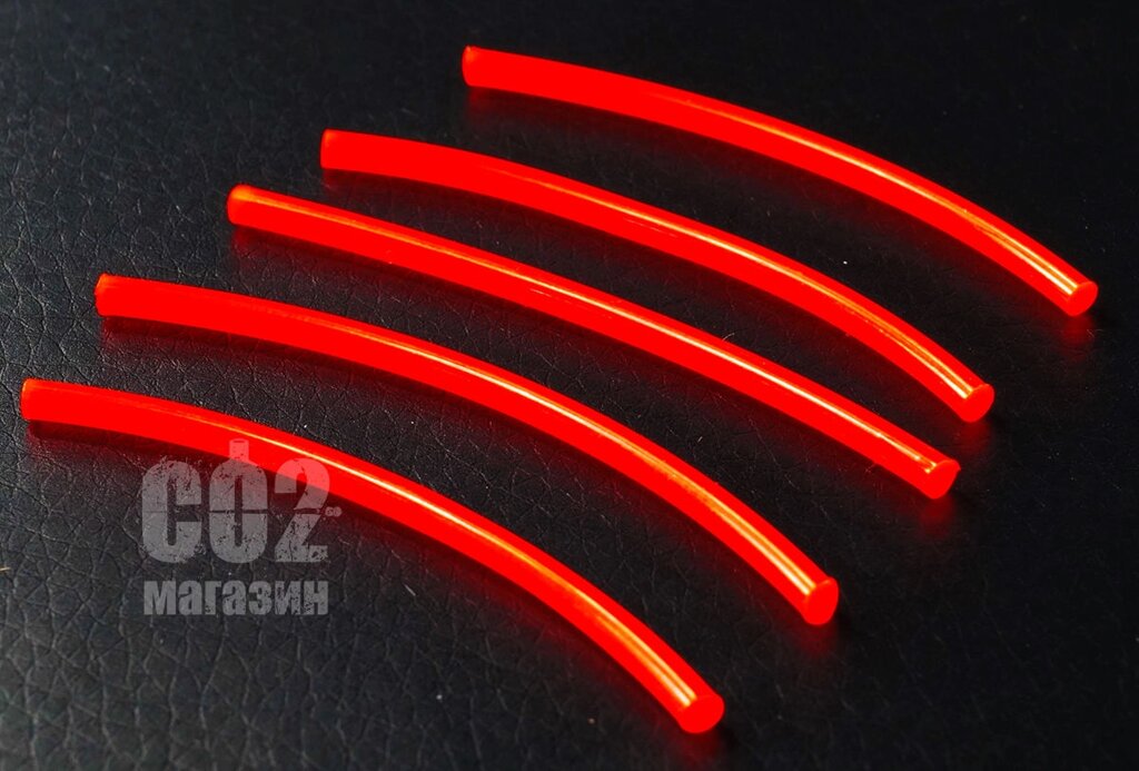 Фібергласові нитки для прицільних планок і мушок (фібероптичні нитки, 2,5 мм, червоний) від компанії CO2 магазин - фото 1