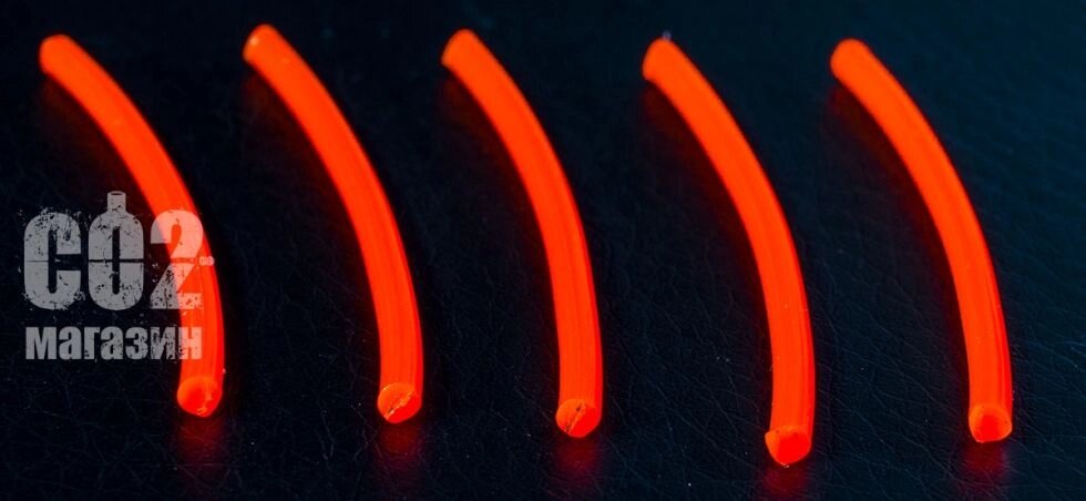 Фібергласові нитки для прицільних планок і мушок (фібероптичні нитки, 2 мм, червоний) від компанії CO2 магазин - фото 1