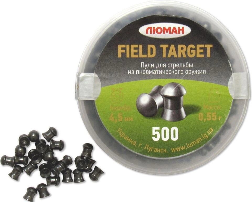 Кулі для пневматичної зброї Люман Field Target, 0,55г 500шт від компанії CO2 магазин - фото 1