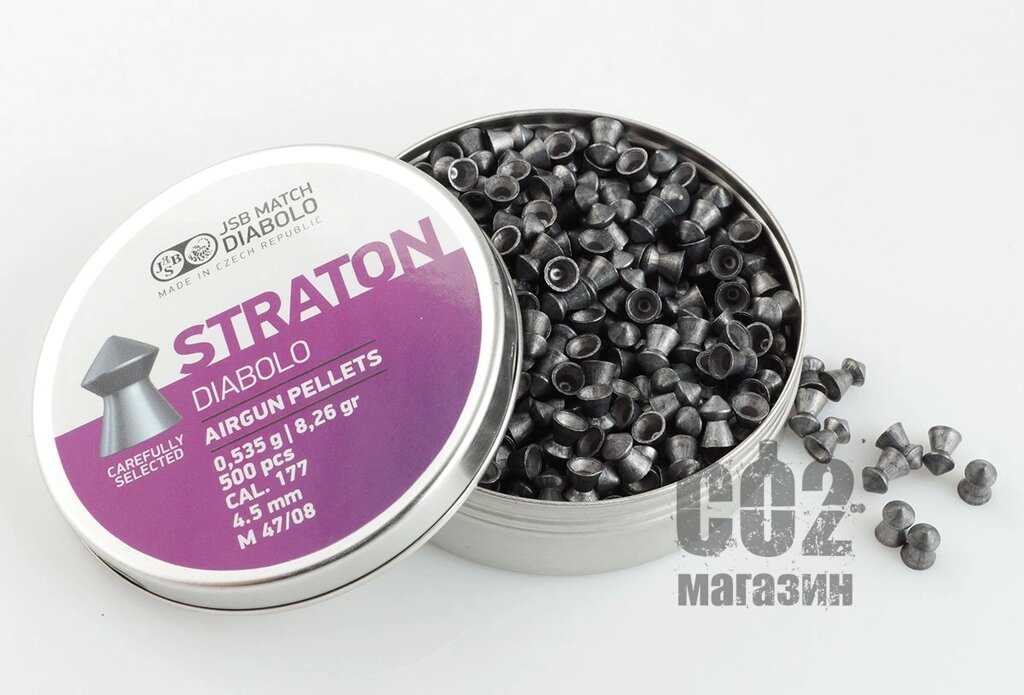 Кулі JSB Diabolo Straton (0.535г, 500 шт) від компанії CO2 магазин - фото 1