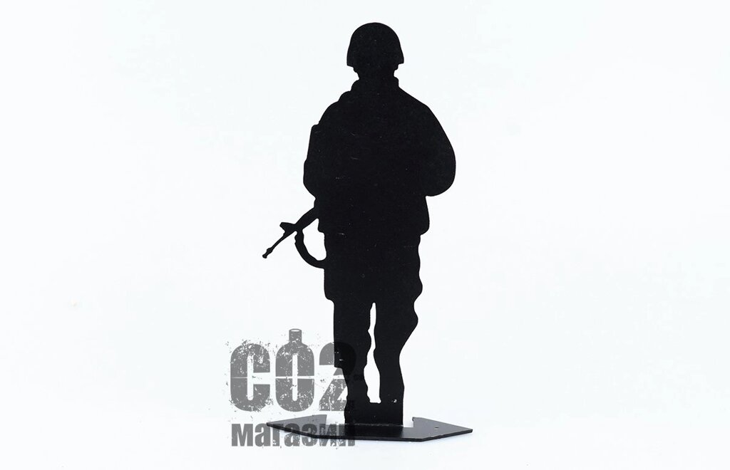 Мішень "Солдат" -4 від компанії CO2 магазин - фото 1