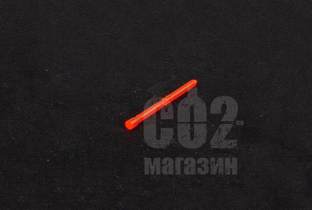 Мушка флюоресцирующая червона (2х26 мм) від компанії CO2 магазин - фото 1