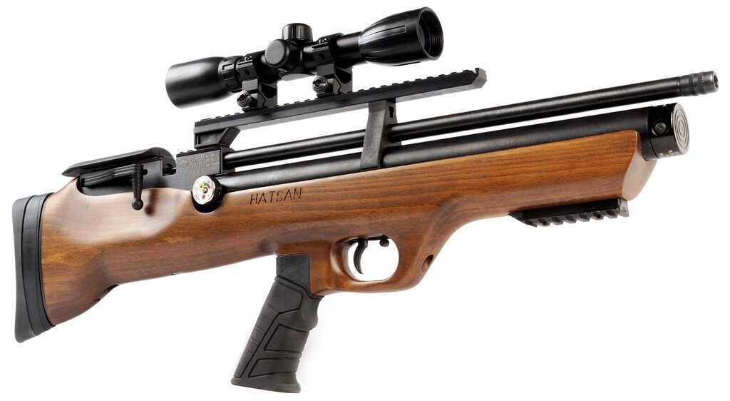 Пневматична гвинтівка Hatsan PCP Flashpup SET (насос+прицел 4х32) - інтернет магазин