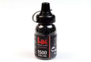 Кульки Umarex Heckler & Koch Quality Steel BBs 4.5 мм 1500 шт Black
