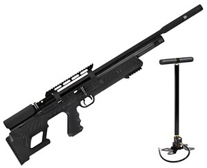 Пневматична PCP гвинтівка Hatsan Bullboss із насосом