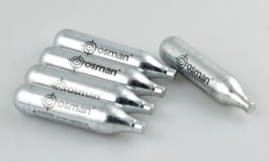 Балончики Crosman для пневматичної зброї (СО2, 12 г, 5 шт)