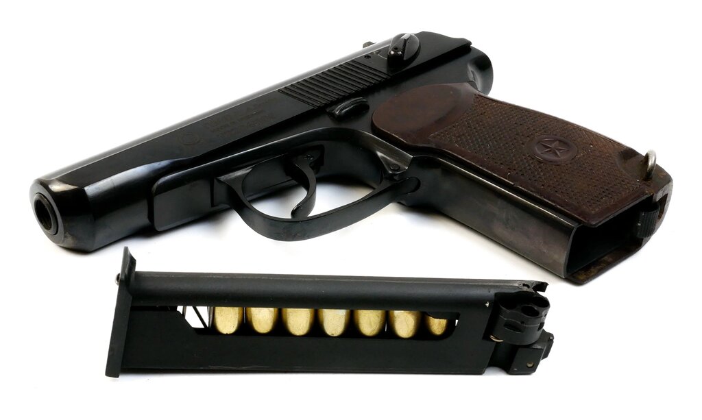 Пістолет під патрон Флобера ПМФ-1 с “бойовим” магазином від компанії CO2 магазин - фото 1