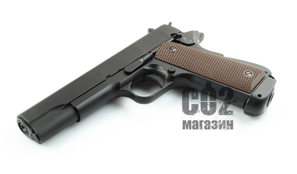 Пістолет пневматичний ZBROIA M1911 Blowback від компанії CO2 магазин - фото 1