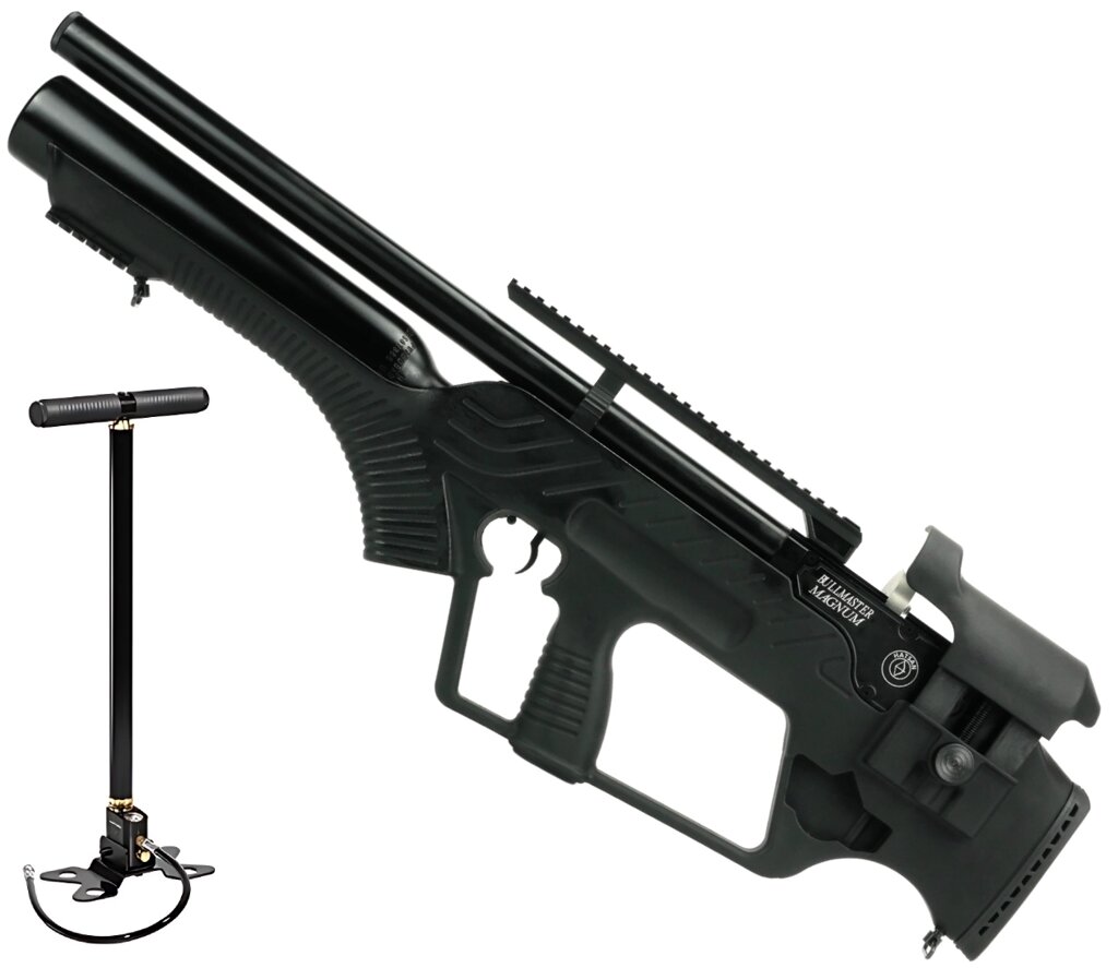 Пневматична PCP гвинтівка Hatsan Bullmaster із насосом від компанії CO2 магазин - фото 1