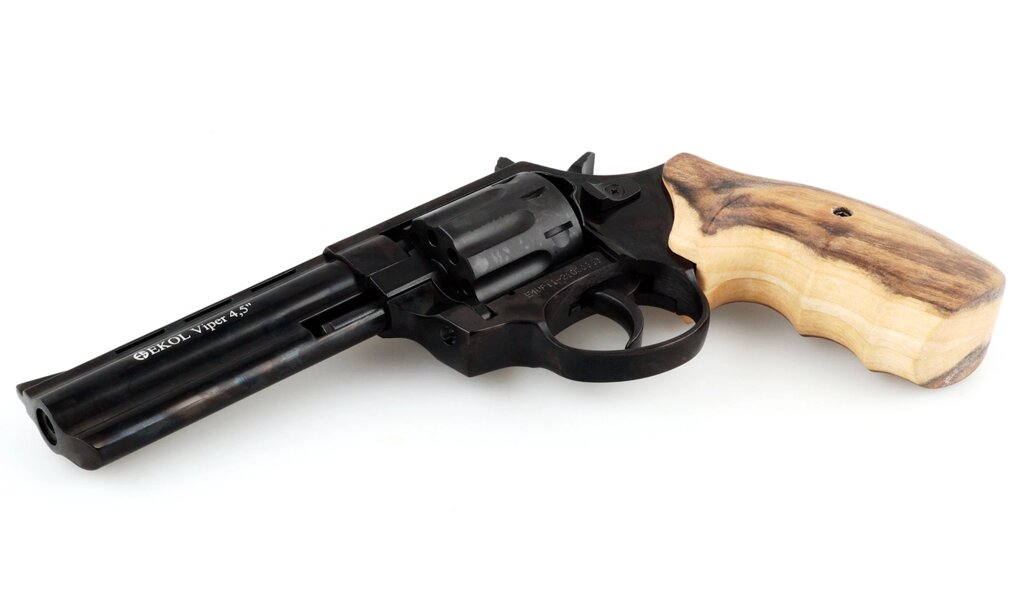 Револьвер под патрон Флобера Ekol Viper 4.5" бук ##от компании## CO2 магазин - ##фото## 1