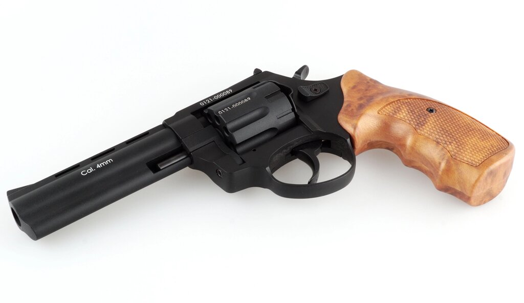 Револьвер Stalker 4,5 рукоятка под дерево от компании CO2 магазин - фото 1