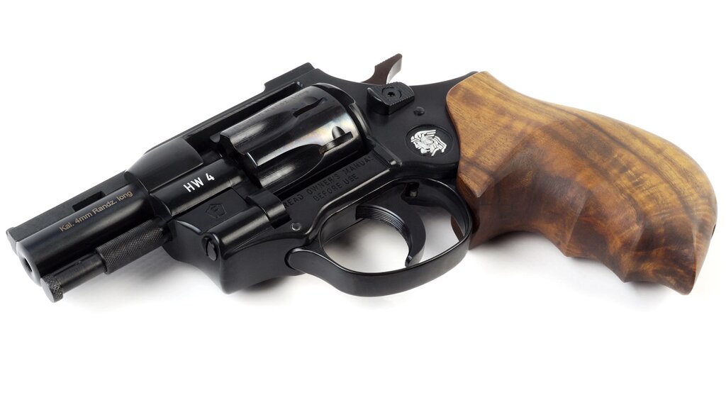 Револьвер Weihrauch HW4 2.5 "з дерев'яною рукояткою від компанії CO2 магазин - фото 1