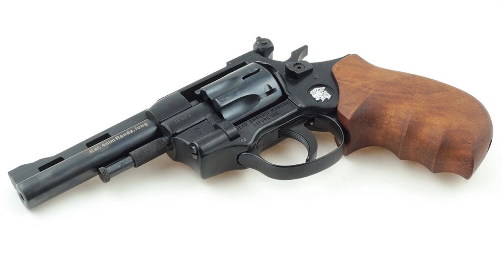 Револьвер Weihrauch HW4 4 "з дерев'яною рукояткою від компанії CO2 магазин - фото 1
