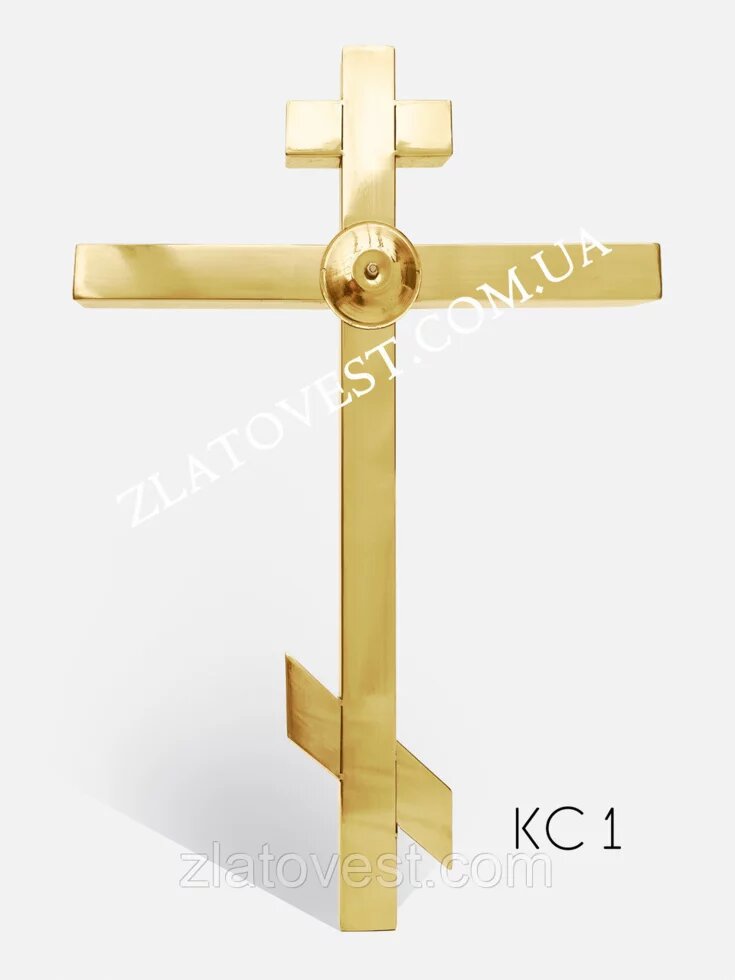 Хрест накупольний суцільний, 0,6 м від компанії Златовест, ТОВ - фото 1