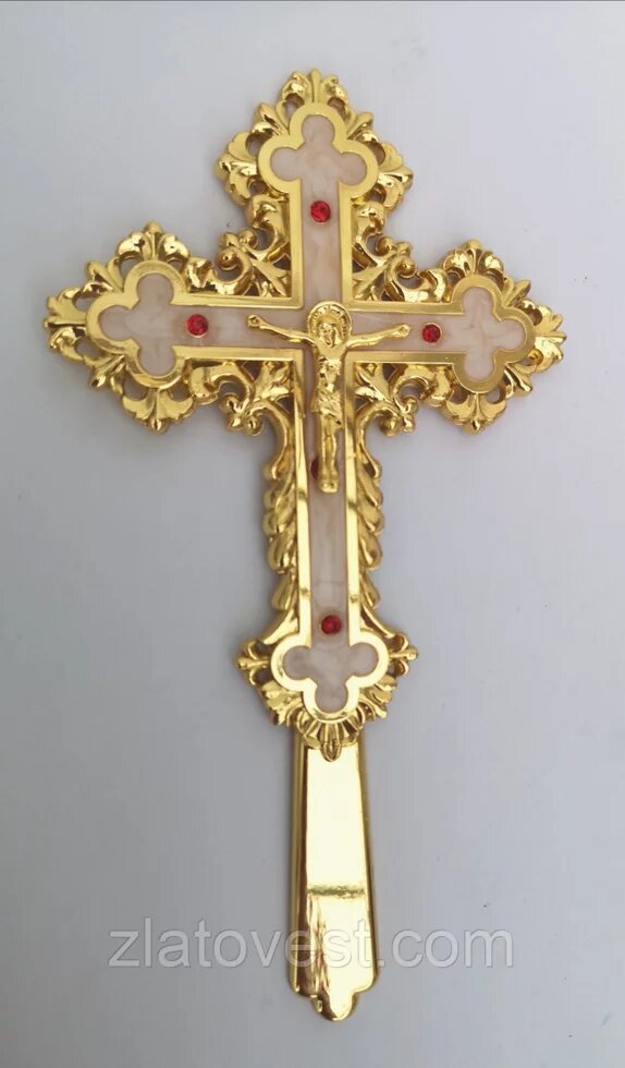 Хрест требного з розп'яттям від компанії Златовест, ТОВ - фото 1