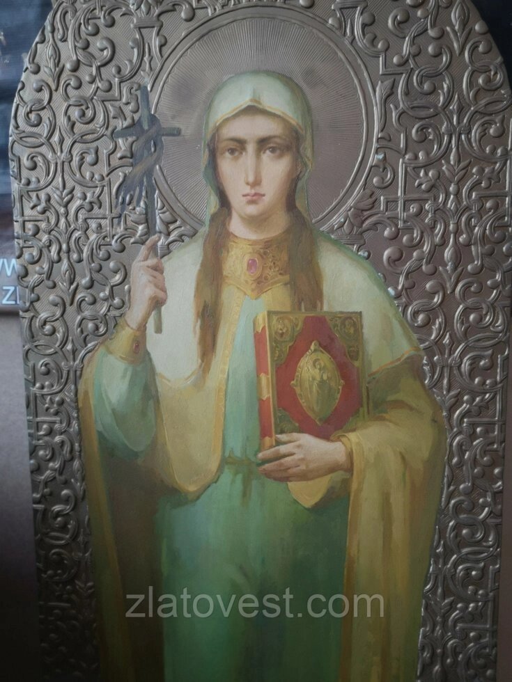 Ікона св. Равноопостольная Ніна, писана 151 * 55см від компанії Златовест, ТОВ - фото 1