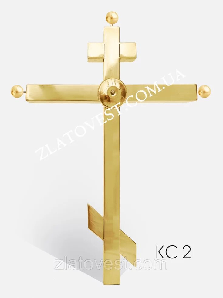 Крест купольный с тремя шариками , для церкви ##от компании## Златовест, ООО - ##фото## 1