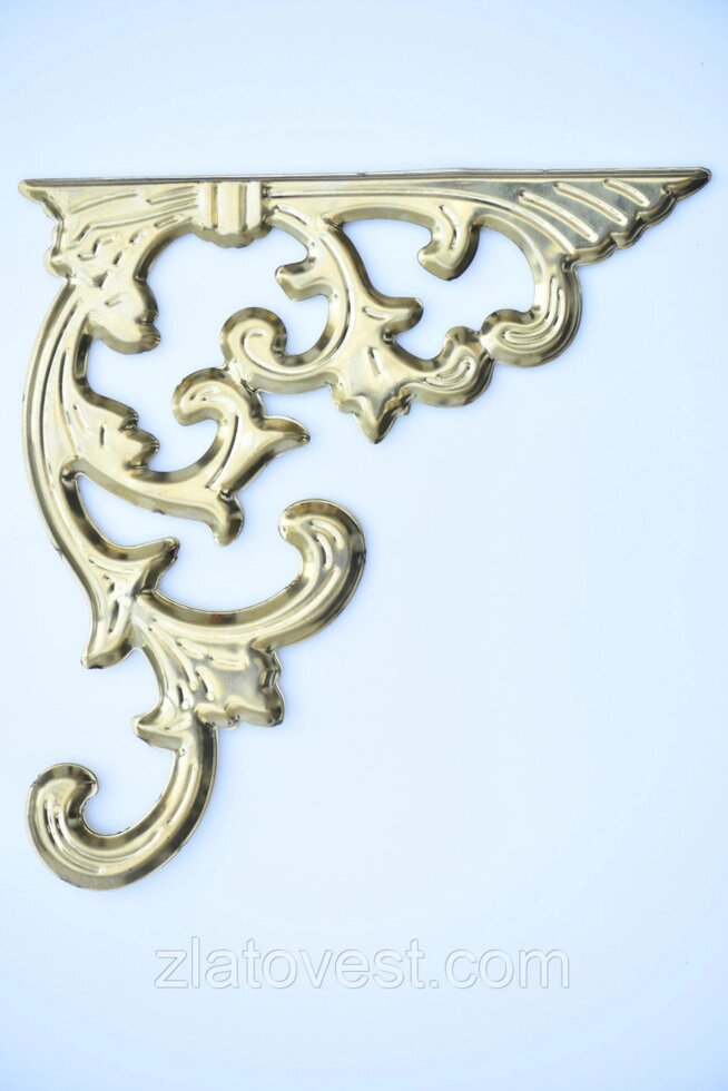 Металевий орнамент золотий від компанії Златовест, ТОВ - фото 1