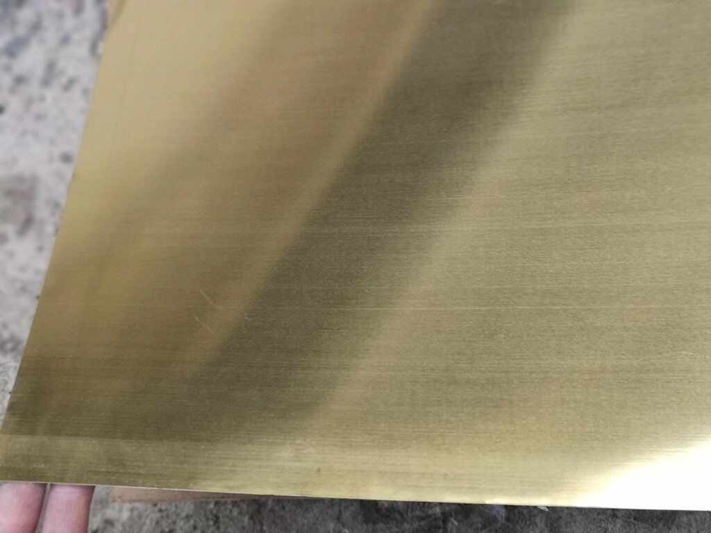 Нержавіюча сталь МАТОВА + нітрид титану під колір "золота" від компанії Златовест, ТОВ - фото 1