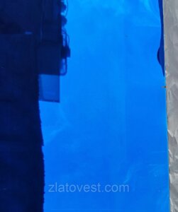 Оксид титану синій, ДИЗАЙНЕРСЬКИЙ колір + нержавіюча сталь