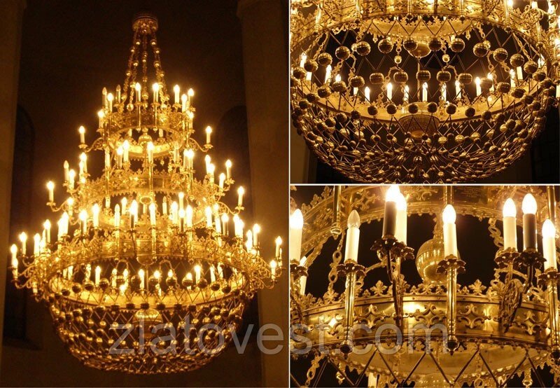 Панікадило латунне "павутинка" на 135 свічок від компанії Златовест, ТОВ - фото 1