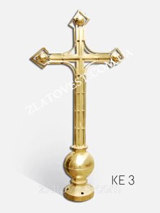 Крест накупольный , нитрид титана, индивидуальный заказ 1.5 м