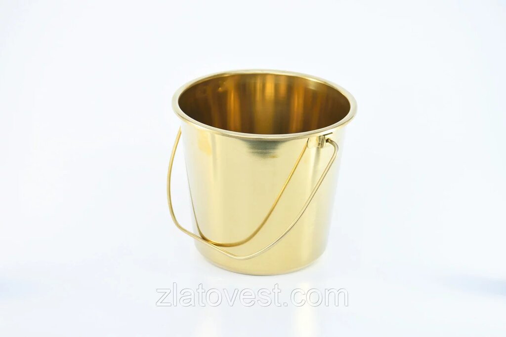 Ведро водосвятное "золотое", 12 литров без крышки ##от компании## Златовест, ООО - ##фото## 1
