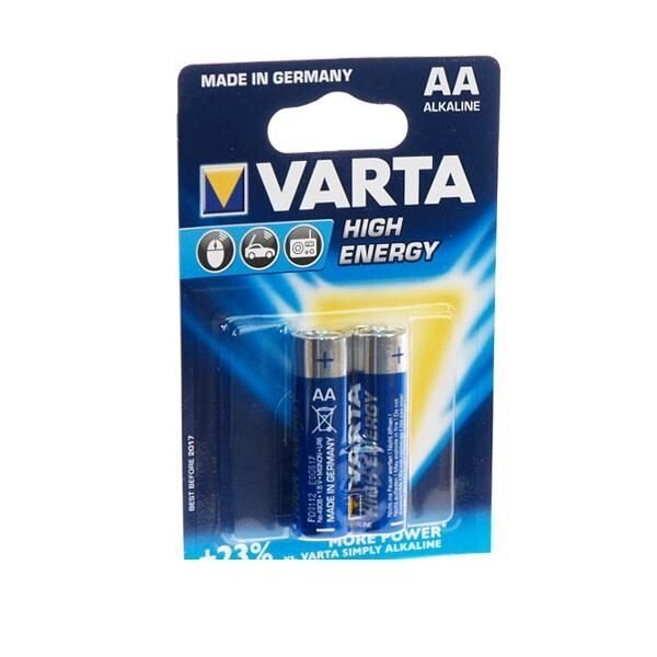 Батарейка VARTA AA High Energy, 2шт Alkaline (04906121412) від компанії Приватне підприємство "Кваліор" - фото 1