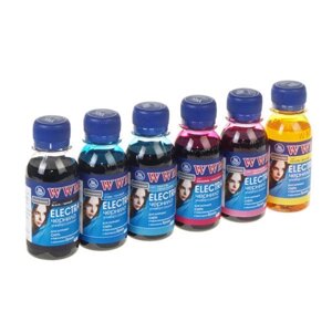 Чорнило ink (6 * 100 г) EPSON electra B / C / M / Y / LC / LM SET. 6-2