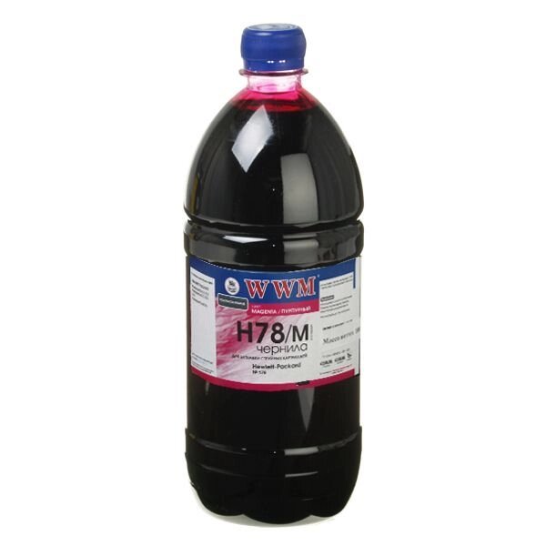 Чорнило Ink (1100 г) HP CB316HE / 321HE (Magenta) H78 / M від компанії Приватне підприємство "Кваліор" - фото 1