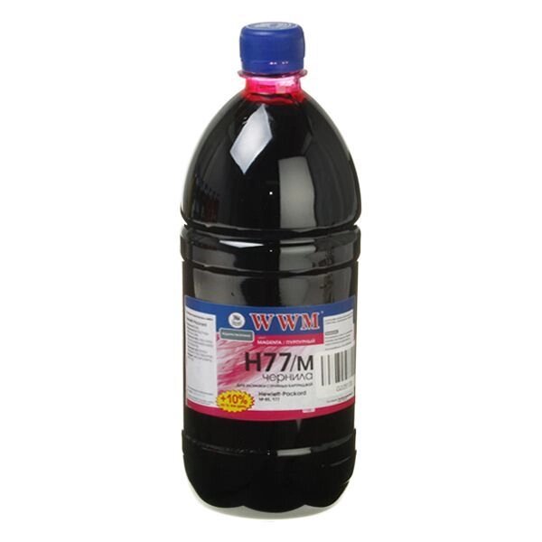 Чорнило Ink (1100 г) HP С8719 / С8721 / С5016 (Magenta) H77 / M від компанії Приватне підприємство "Кваліор" - фото 1