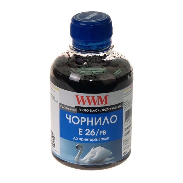 Чорнило Ink (200 г) EPSON Expression Premium XP-600 / XP-605 / XP-700 (Photo Black) E26 / PB від компанії Приватне підприємство "Кваліор" - фото 1