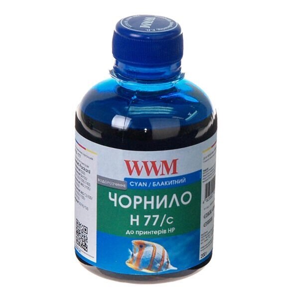 Чорнило Ink (200 г) HP C8719 / С8721 / С5016 (Cyan) H77 / C від компанії Приватне підприємство "Кваліор" - фото 1