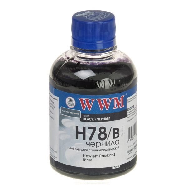 Чорнило Ink (200 г) HP CB316HE / 321HE (Black) H78 / B від компанії Приватне підприємство "Кваліор" - фото 1