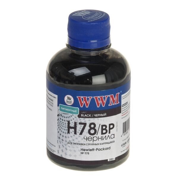 Чорнило Ink (200 г) HP CB316HE / 321HE (Black Pigment) H78 / BP від компанії Приватне підприємство "Кваліор" - фото 1