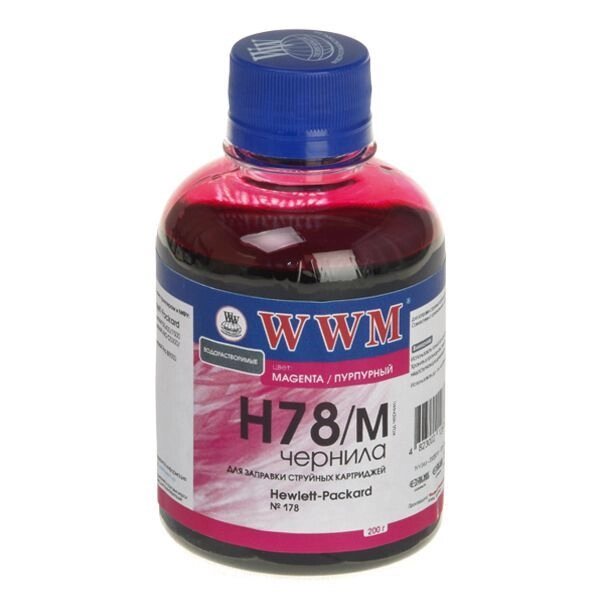 Чорнило Ink (200 г) HP CB316HE / 321HE (Magenta) H78 / M від компанії Приватне підприємство "Кваліор" - фото 1